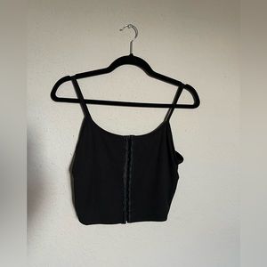 Cropped Corset Style Tank Top